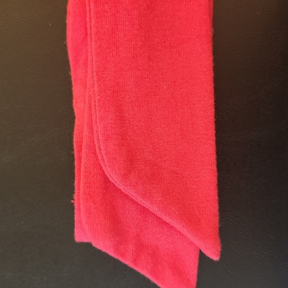 New York & Company Women's Vintage 90's Red V-Neck Wrap Top - Picture 10 of 12